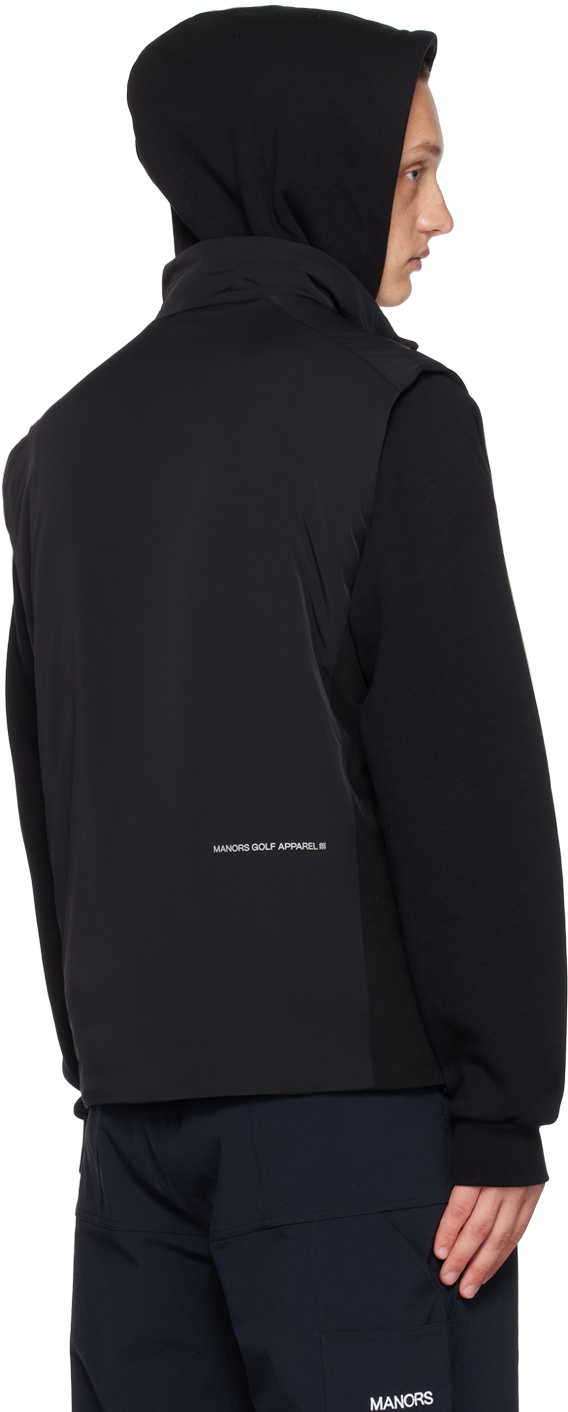 Manors Golf Black Course Vest