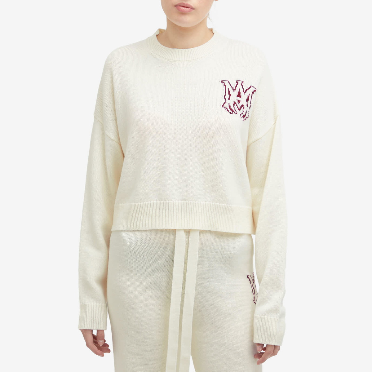 AMIRI Women's Crewneck in Alabaster