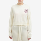AMIRI Women's Crewneck in Alabaster