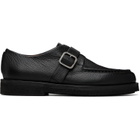 Marsèll Black Moccar Leather Loafers
