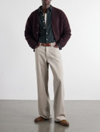 NN07 - 60064 Wool-Terry Fleece Cardigan - Brown