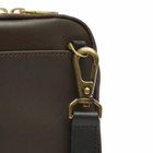 Master-Piece Gloss Leather Shoulder Bag in Brown 