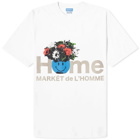 MARKET Men's Smiley De L'Homme T-Shirt in White