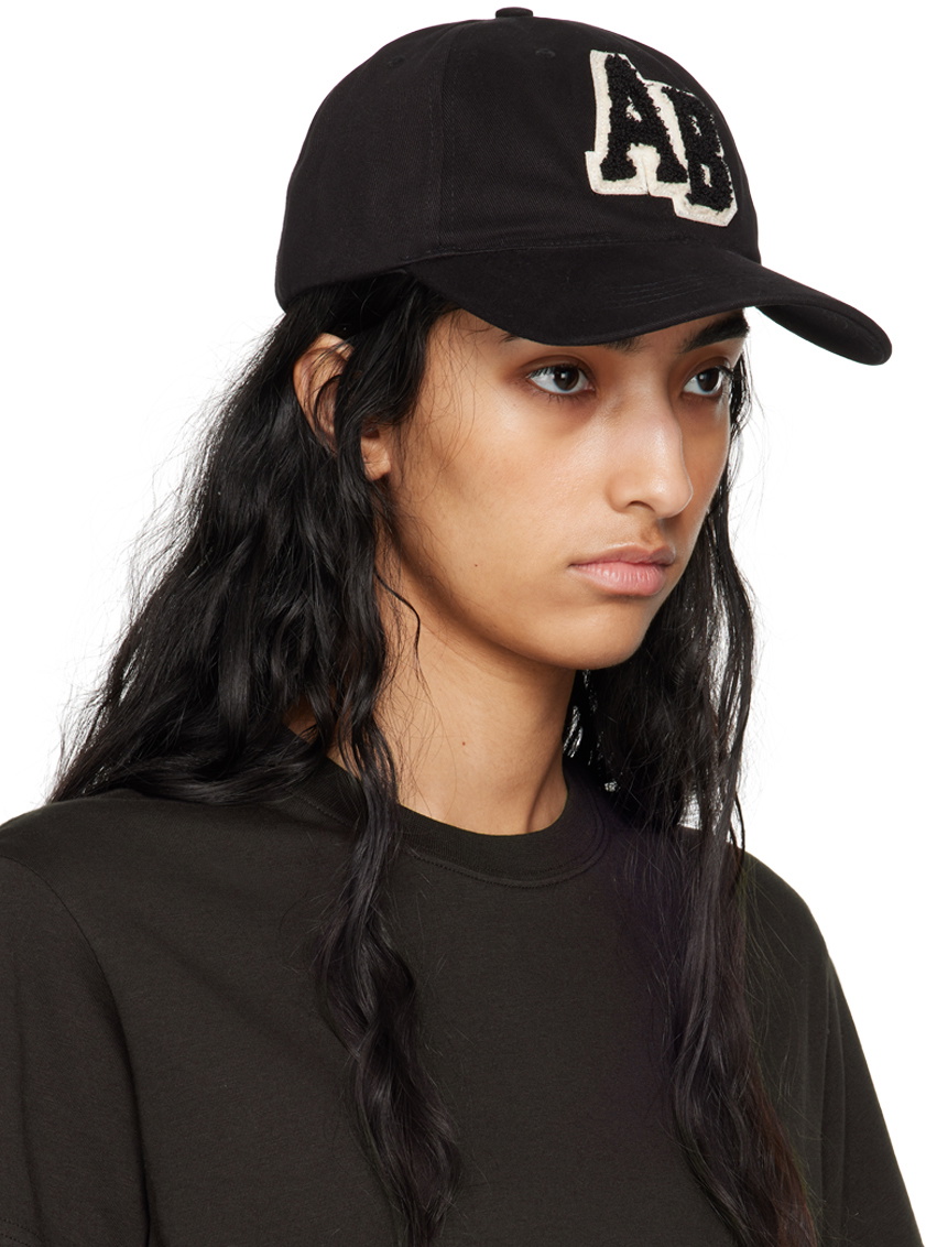 ANINE BING Black Jeremy Letterman Baseball Cap ANINE BING