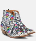 Golden Goose - Sequined cowboy boots
