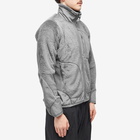 And Wander Men's High Loft Fleece Jacket in Dark Grey