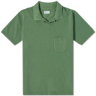 Universal Works Men's Vacation Polo Shirt in Green