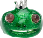 Collina Strada Green Frog Prince Ring