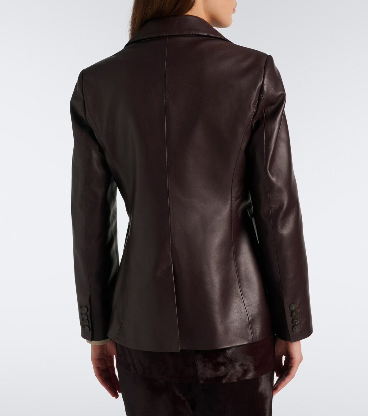 Joseph Glenview leather blazer
