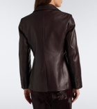 Joseph Glenview leather blazer