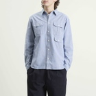 Kestin Men's Kinnaird Shirt in Blue Chambray