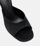The Attico Betta satin mules