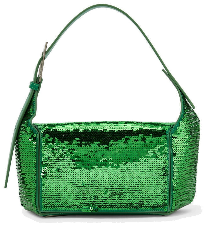 Photo: The Attico - 7/7 sequined leather shoulder bag