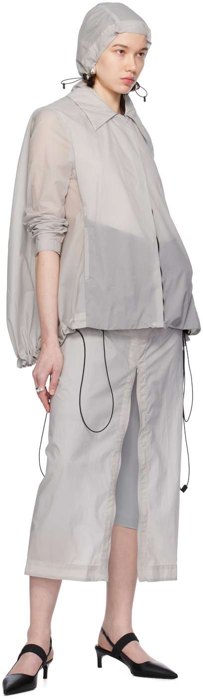 JOHANNA PARV Gray Hood Jacket