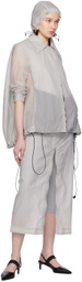 JOHANNA PARV Gray Hood Jacket