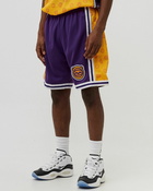 Mitchell & Ness Ozuna X Mn Nba Los Angeles Lakers Swingman Shorts Purple - Mens - Sport & Team Shorts