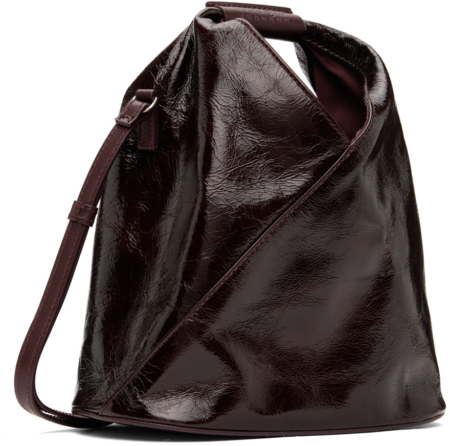 MM6 Maison Margiela Burgundy Triangle Bag MM6 Maison Margiela