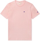 Champion - Logo-Embroidered Cotton-Jersey T-Shirt - Pink