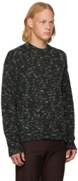 AURALEE Green Mix Sweater