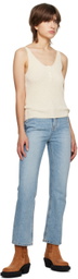 Dunst Beige Buttoned Tank Top