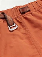 Nike - ACG Straight-Leg Logo-Embroidered Belted Nylon Shorts - Orange