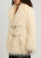 Rabanne Shearling Jacket Ivory