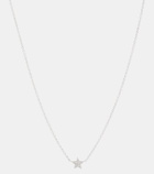 Maria Tash Invisible Set Diamond Star 18kt white gold necklace with diamonds