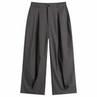 Anglan Men's Valley Tuck Trousers in Charcoal