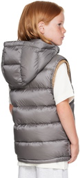Moncler Enfant Kids Gray Zibiah Down Vest