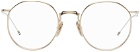 Thom Browne Gold TB125 Glasses