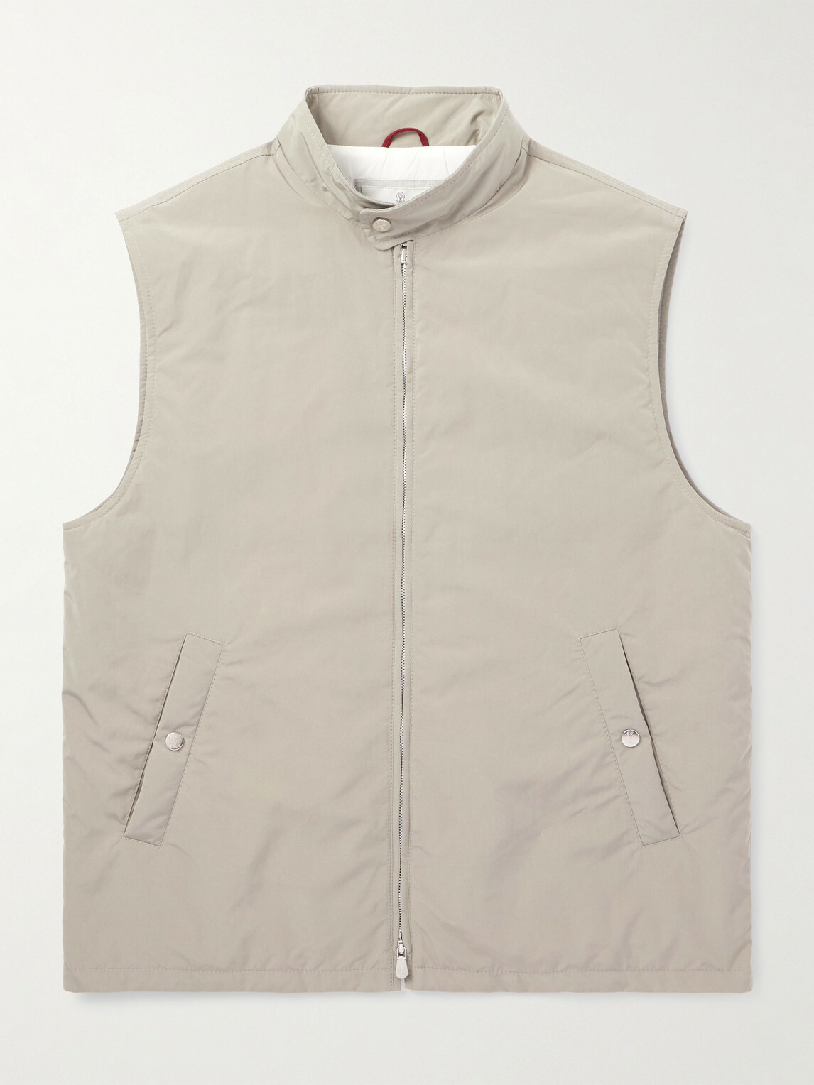 Brunello Cucinelli - Padded Shell Gilet - Gray