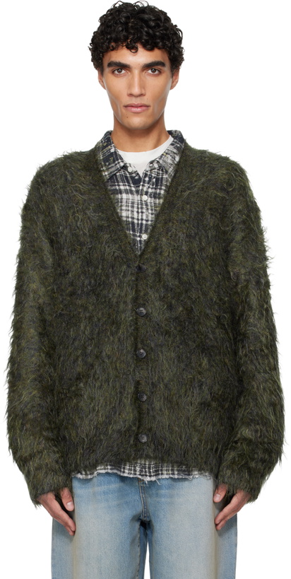 Photo: R13 Khaki Boyfriend Cardigan