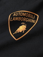 Rhude - Automobili Lamborghini Moonlight Logo-Print Cotton-Jersey T-Shirt - Black