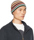 Paul Smith Multicolor Signature Stripe Beanie