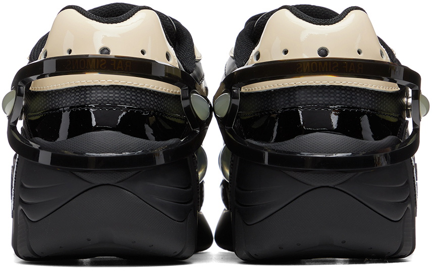 Raf Simons Black & Beige Cylon-21 Sneakers