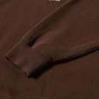 Sporty & Rich Men's Wellness Ivy Crew Sweat in Chocolate/White