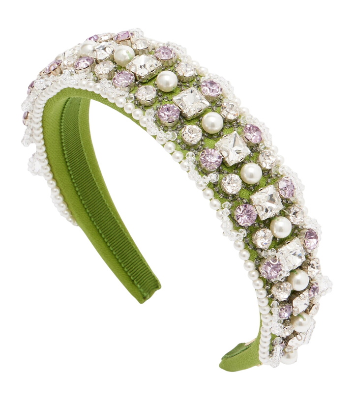 Photo: Valentino Embellished wool and silk headband