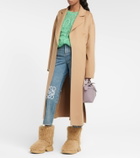 Loewe - Shearling ankle boots