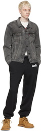 Levi's Black Cotton Lounge Pants