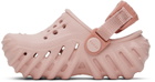 Crocs Baby Pink Echo Clogs