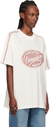 Ksubi Off-White 'Genuine' Boyfriend Short Sleeve T-shirt