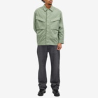 Wood Wood Men's Panda Overshirt in Seaweed