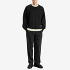Uniform Experiment Men's UE Jacquard Logo Knit Sweater in Black