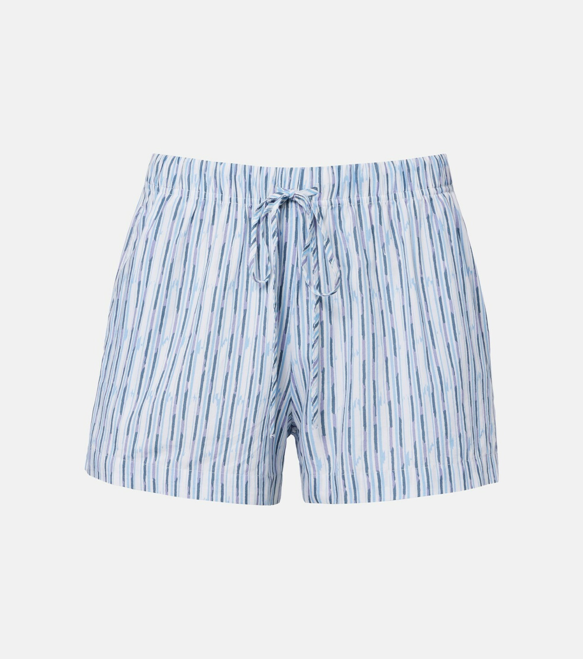 Velvet Ebba striped cotton-blend shorts