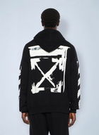 Off-White Ink Arrow Skate Hooded Sweatshirt