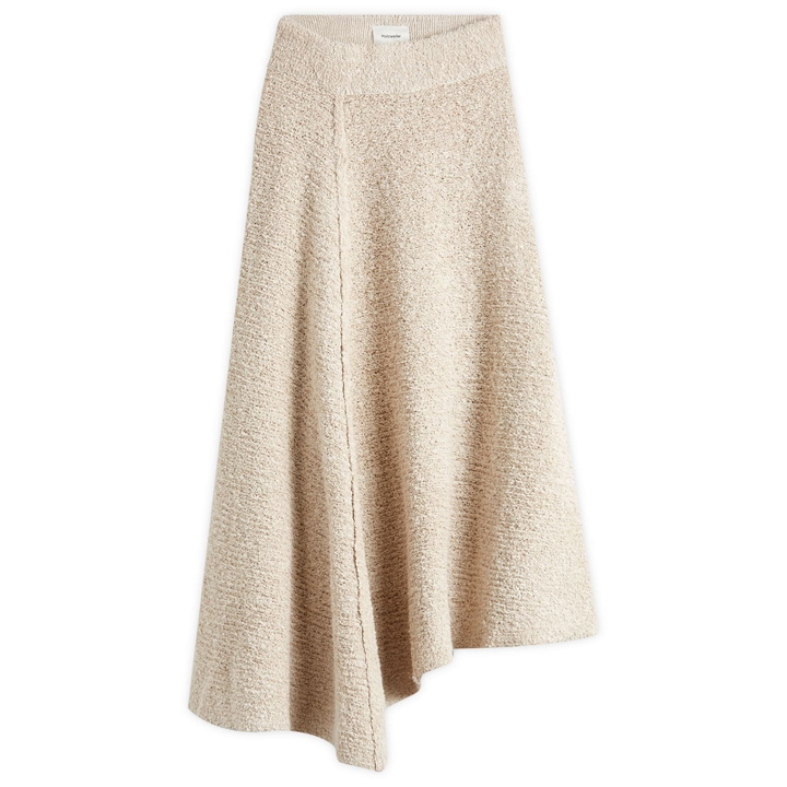 Photo: Holzweiler Women's Knit Maxi Skirt in Ecru Mix