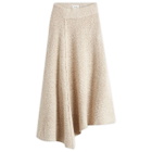 Holzweiler Women's Knit Maxi Skirt in Ecru Mix