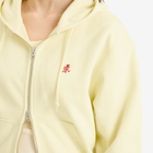 Gramicci Women's One Point Zip Hoodie in Lemon