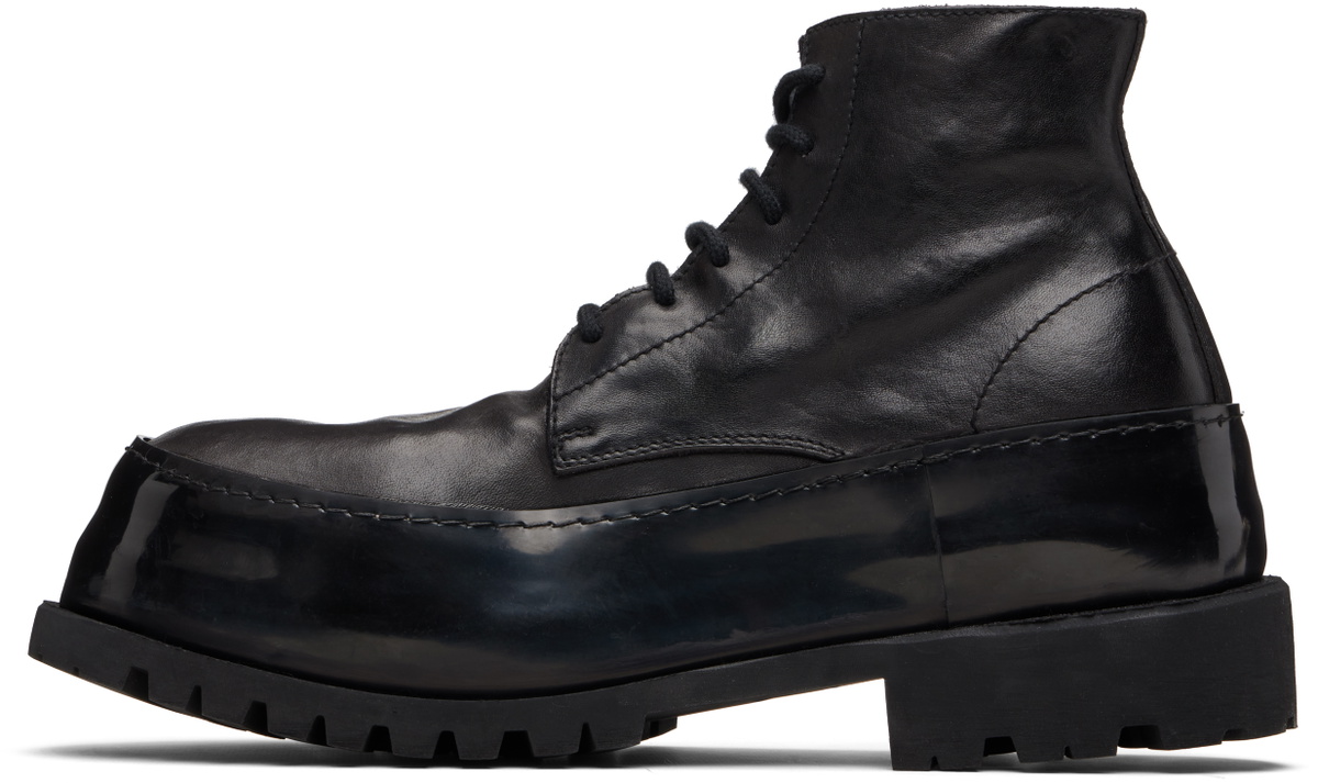 A DICIANNOVEVENTITRE Black Horse CMB1 Mid Ankle Boots