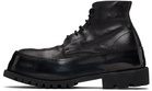 A DICIANNOVEVENTITRE Black Horse CMB1 Mid Ankle Boots